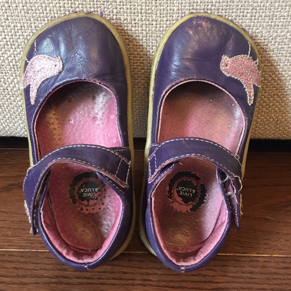 Livie & Luca Pio Pio Purple Bird Shoes